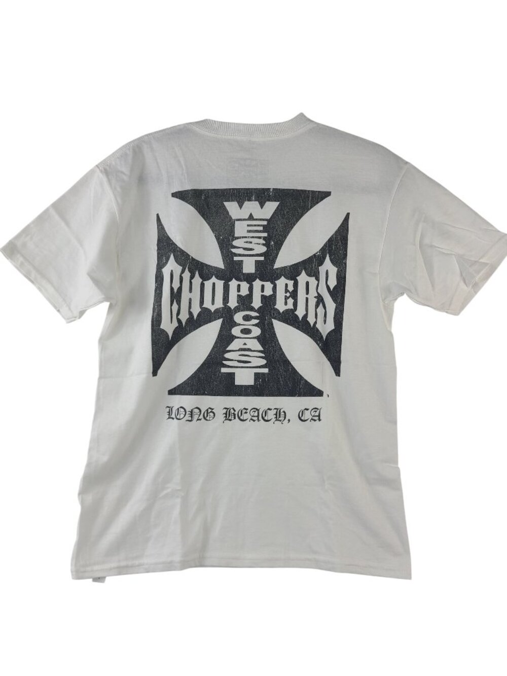 NEW West Coast Choppers Logo T-Shirt White Sz XL Long Beach CA Graphic Tee